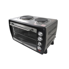 COCINA BRAM-METAL C/HORNO 2 HLLAS 42 LTS C/ESPIEDO+CONVECTOR+PISO A LA PIEDRA