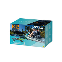 Imagen de KAYAK INFLABLE INTEX CHALLENGER K2 NEW 351 X 76 X 38 CM 68306