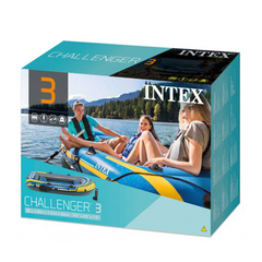 BOTE INFLABLE INTEX CHALLENGER 3 SET ( 295 X 137 X 43 CM ) 68370 - tienda online