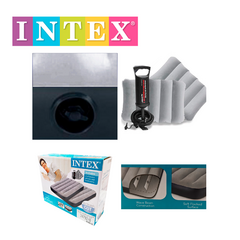 COLCHON INFLABLE INTEX 76 X 191 JUNIOR SET 2 ALMOHADAS+INFLADOR 66766 - comprar online