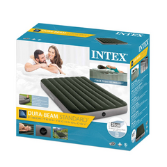 COLCHON INFLABLE CON INFLADOR INTEX 137 X 191 X 25 CM MEDIANO DOWNY AIRBED 64762 en internet