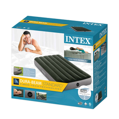 COLCHON INFLABLE CON INFLADOR INTEX 99 X 191 X 25 CM CHICO 64761 - tienda online