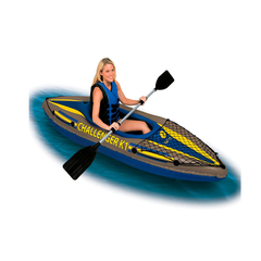 KAYAK INFLABLE INTEX CHALLENGER K1 NEW 274 X 76 X 38 CM 68305 - comprar online