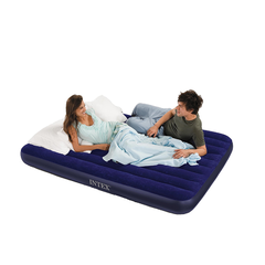 COLCHON INFLABLE INTEX 152 X 203 X 25 CM GDE 2 ALMOHADAS+INFLADOR 64765 DURA-BEAN en internet