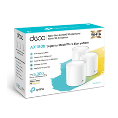 TP LINK DECO X20 PACK DE 2 MESH AX1800 WIFI GIGABIT (2287) - comprar online