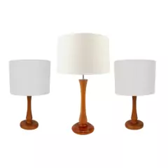 Kit 03 Abajur Decoração Sala e Quarto