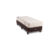 Colchón y Sommier Topacio Marfil 1 plaza 80x190x22 <->