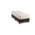 Colchón y Sommier Topacio Marfil 1 Plaza 80x190x25 <->