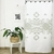 Cortina de Baño Giant Lace Gris - Lino Jacquard <*>