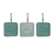 Ganchos para Cortina de Baño Resina Squadra Verde <:>