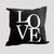 Almohadón cuadrado 40x40 diseño LOVE - varios colores en internet