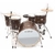 Batería LEGEND 5 cascos con fierros y banqueta