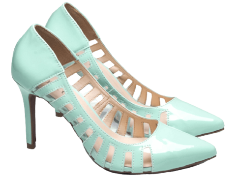 Scarpin Salto Alto Social Sapato Verde Mente Feminino Torricella Lançamento