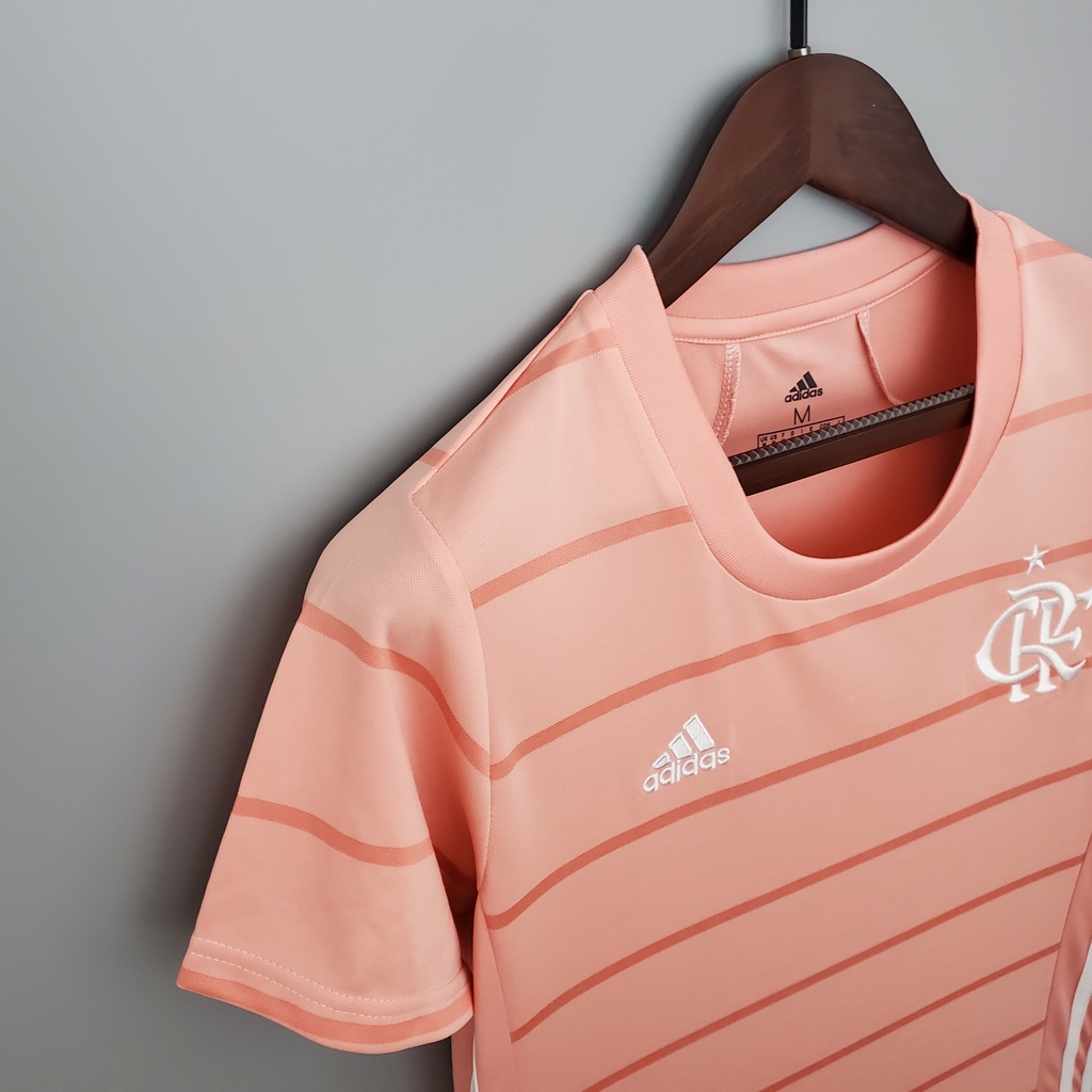 camisa flamengo feminina outubro rosa adidas 2022