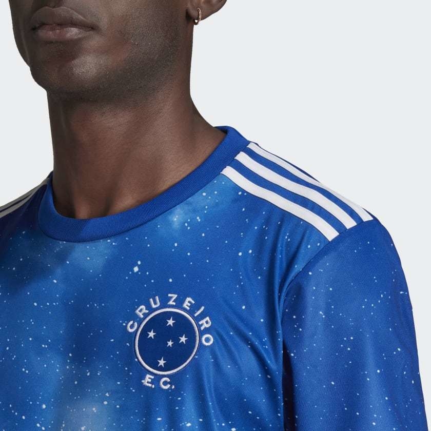 camisa azul adidas cruzeiro