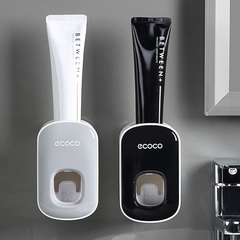 1 pçs wall-mounted removíveis dispensador de pasta de dentes automática