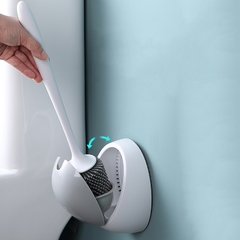 Cerdas de silicone escova de toalete e suporte para o armazenamento do banheiro - Americanas Construções - O shopping da sua Obra 