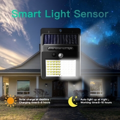 À prova dwaterproof água 20/30/100/150 led noite solar led lâmpada de luz pir sensor sensor de movimento