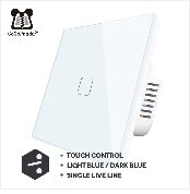 Free Shipping EU Standard 1 2 3 Gang 1 Way Wall Light Controler Home Automation Touch Switch Not Wif Remote Switch Glass Panel - Americanas Construções - O shopping da sua Obra 