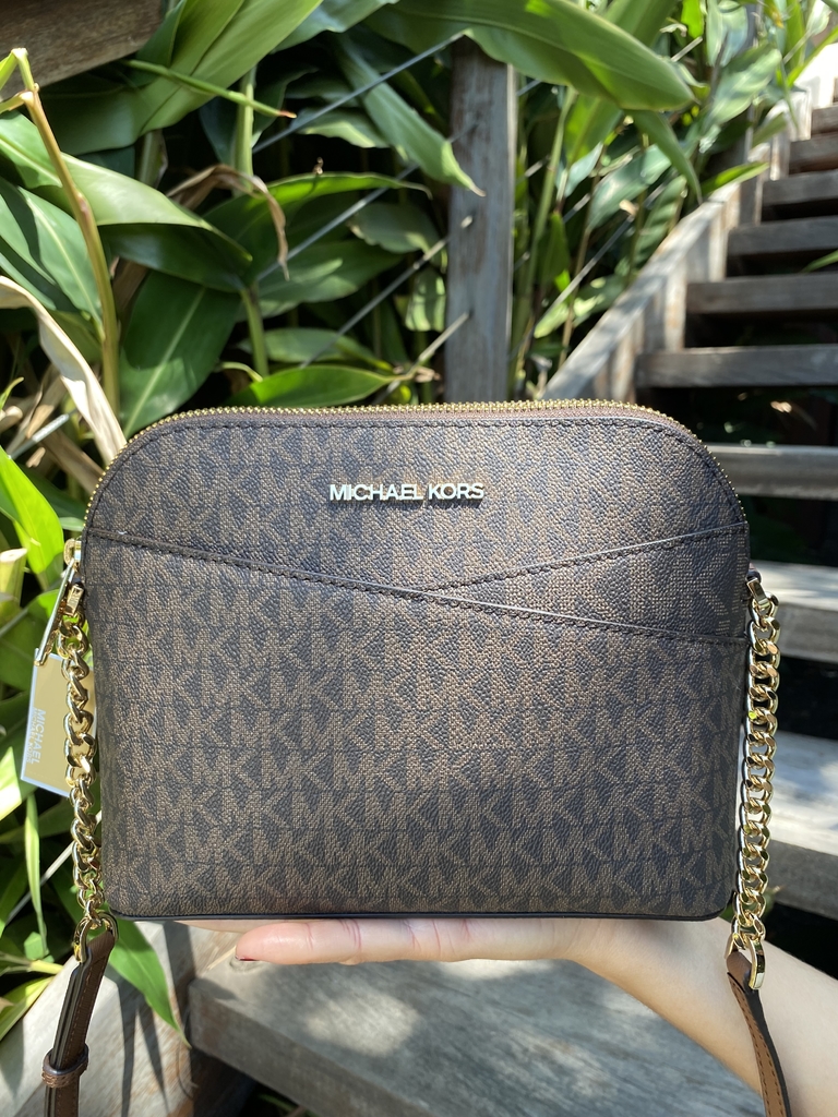 mk leather purse