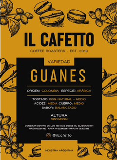 CAFÉ COLOMBIA MOLIDO (GUANES)