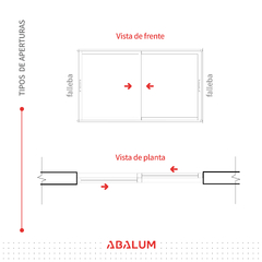 Imagen de Ventana Corrediza 200 x 120 cm