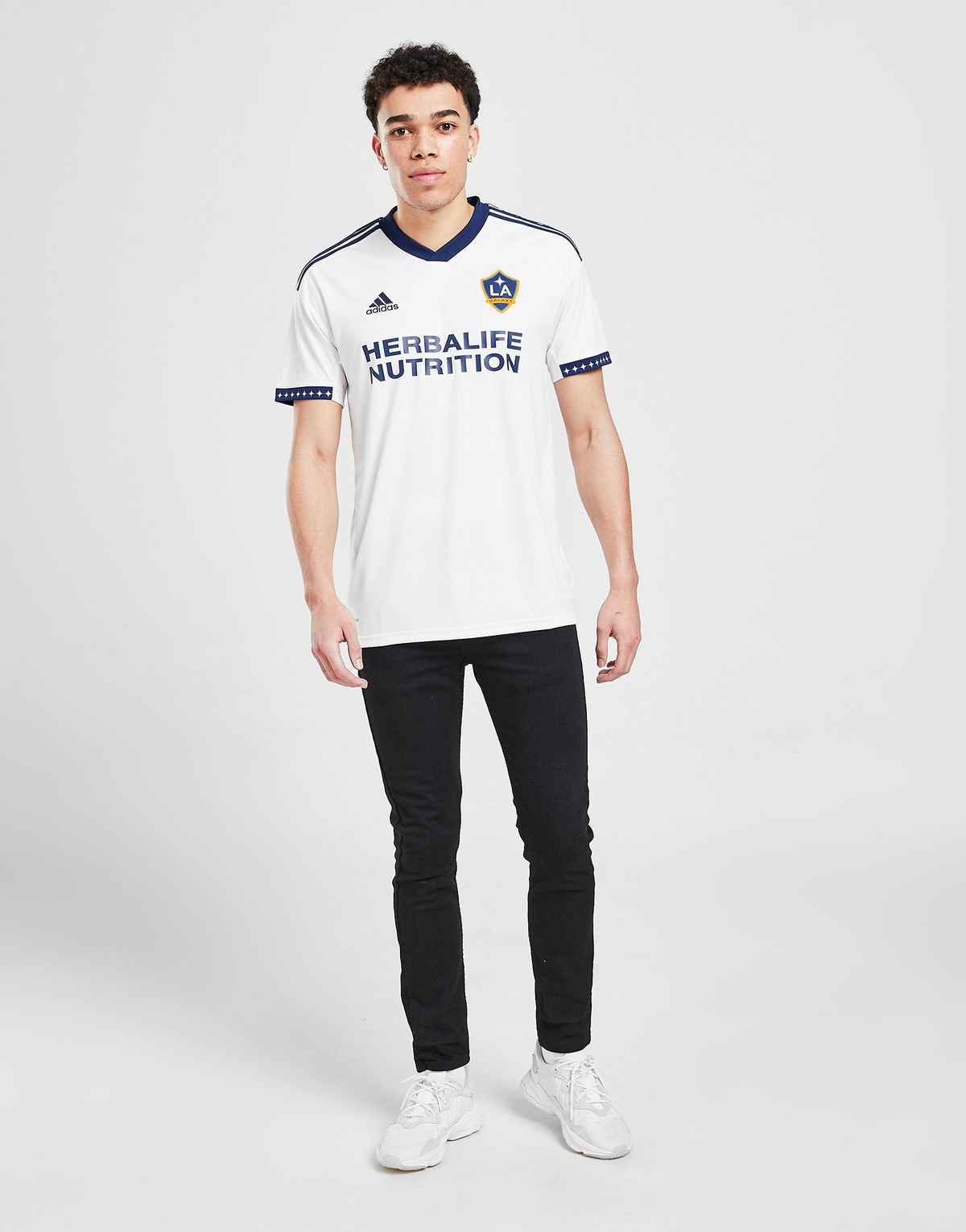 Camisa LA Galaxy Home 22/23 Torcedor Adidas Masculina - Branco