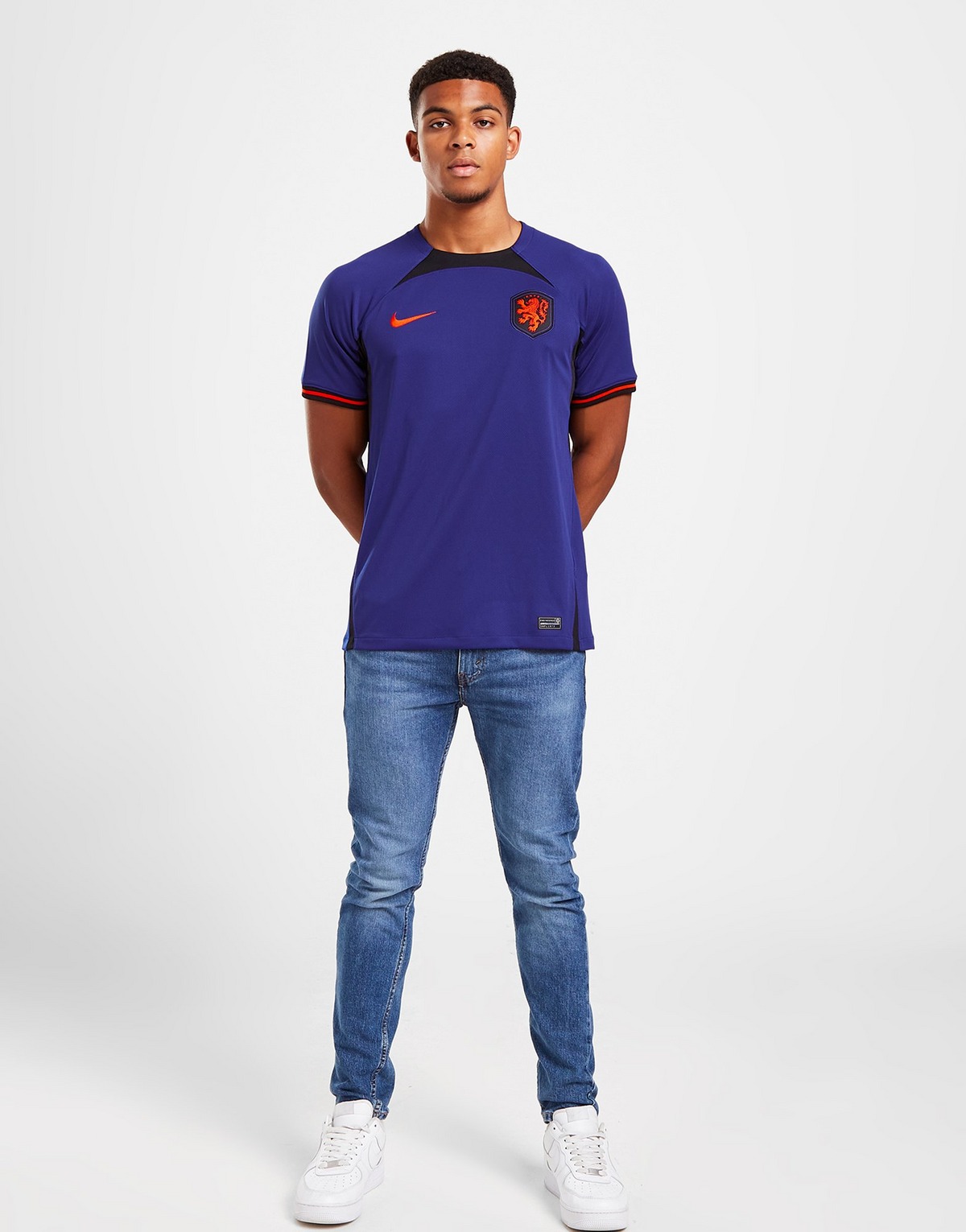 Nike Camisa Knvb M Nk Stad Jsy Ss Aw 2022/23 dn0693-455 L Azul