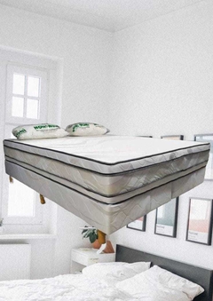 sommier ártico 160x190x27cm resorte - comprar online