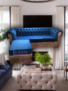 Sillón Chester constructor con camastro 190x150x90