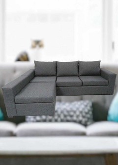 sillon premium 210cm esquinero en pana - La Nota - Sommier & Deco