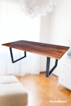 Mesa de hierro estilo industrial 140