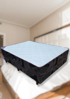 SOMMER EUROTOP 140X190X28CM espuma alta densidad + jgo de sabana - comprar online