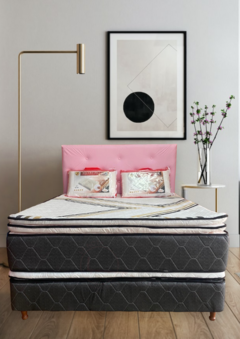 SOMMIER TRIPLE PILLOW EN ESPUMA DE ALTA DENSIDAD 140X190X35CM - comprar online