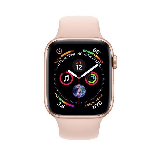 apple watch feminino dourado