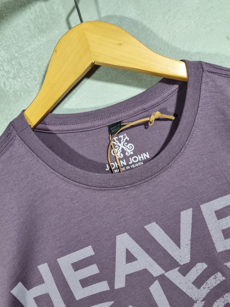 Camiseta John John Masculina Regular JJ Made In Heaven Roxa