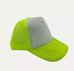 Gorra Camionera Fluo Frente Blanco (GD1192)