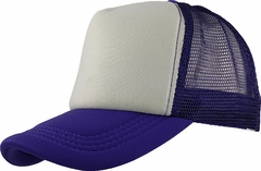 Gorro Trucker Liso visera curva c/frente blanco (GD1196) en internet