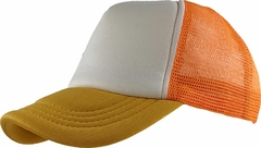 Gorro Trucker Liso visera curva c/frente blanco (GD1196) - comprar online