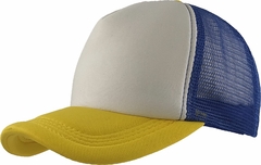 Gorro Trucker Liso visera curva c/frente blanco (GD1196) en internet