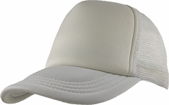 Gorro Trucker Liso visera curva c/frente blanco (GD1196)