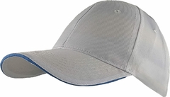 Gorra Lisa 6 Gajos con Abrojo Visera Sandwich 100% Poliester (LIS601) - tienda online