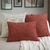 Almofada Jacquard Chevron Vermelho - Tecidos para Decoração é na Mais Trasso