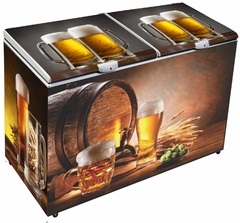kit de adesivos para freezer horizontal selecione tamanho / cervejas - comprar online