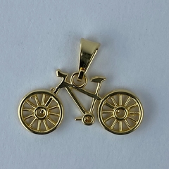 Bicicleta Pequena 1g 2x1cm Banhado a Ouro 18k