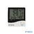 Termohigrómetro digital ETHEOS hora temperatura humedad interior y exterior