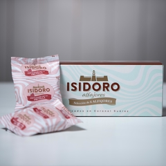 Alfajor de ddl y frutilla X6