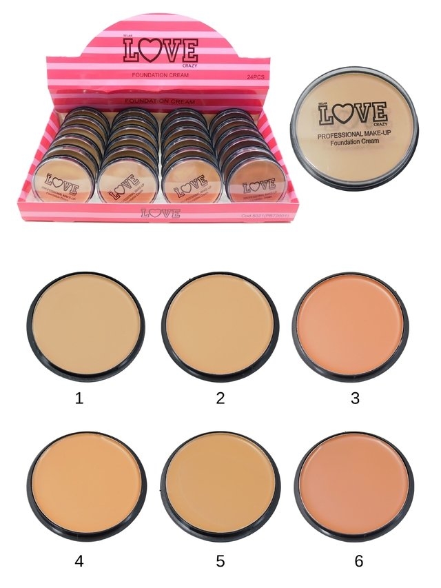 polvo compacto fundation crema love tejar - Linda mitre