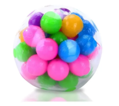 Pelota Squishy Ball Rainbow Arcoiris Juego Sensorial Ansiedad