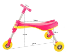 Andador Triciclo Pata Pata Plegable Bichitos Ultra Liviano - comprar online